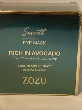 Smooth Eye Mask Rich in Avocado — Hydrating Teal Eye Patches